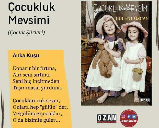 Şair Bülent Özcan’dan “Çocukluk Mevsimi”