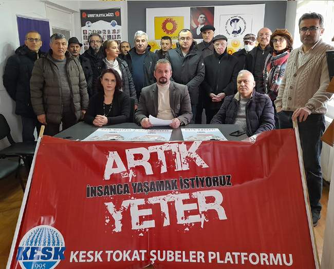 Sefaleti kabul etmiyoruz! İnsanca yaşamaya yetecek ücret istiyoruz!