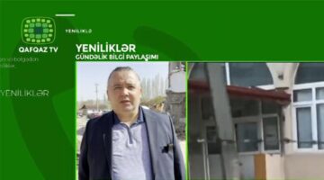 Tokat depremi Azeri QAFQAZ Tv’de