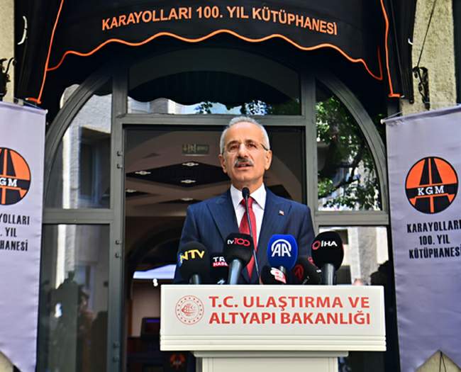 Karayolları 100. Yıl Kütüphanesi açıldı
