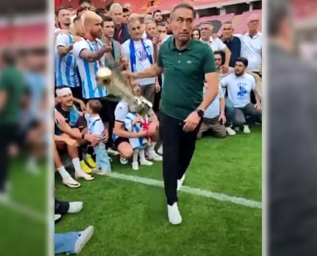 Erbaaspor’da Şampiyonluk Kupası’na yakışmayan hareketler…