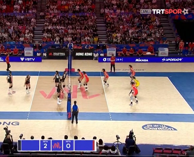2024 Kadınlar VNL Hong Kong Etabı (3. Maç) Türkiye 2 – 3 Çin