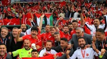 Ampute Milli Futbol Takımı İsrail’e ezici üstünlük kurdu