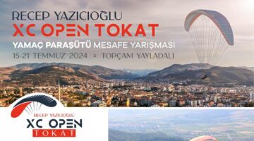Tokat’ta yamaç paraşütü heyecanı: Recep Yazıcıoğlu XC Open Tokat