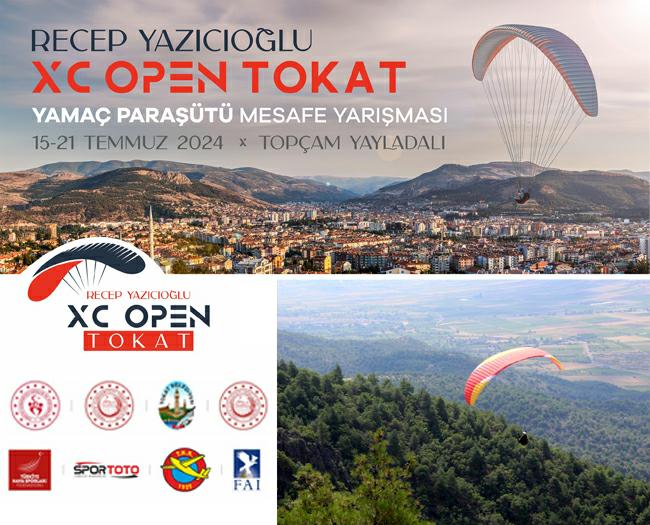 Tokat’ta yamaç paraşütü heyecanı: Recep Yazıcıoğlu XC Open Tokat