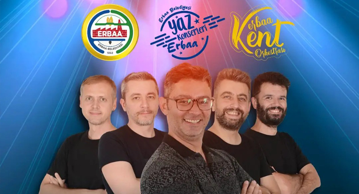 Erbaa’da Yaz Konserleri tüm coşkusuyla sürüyor