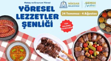 Niksar’da Yöresel Ürünler ve Yemek Şenliği Fuarı