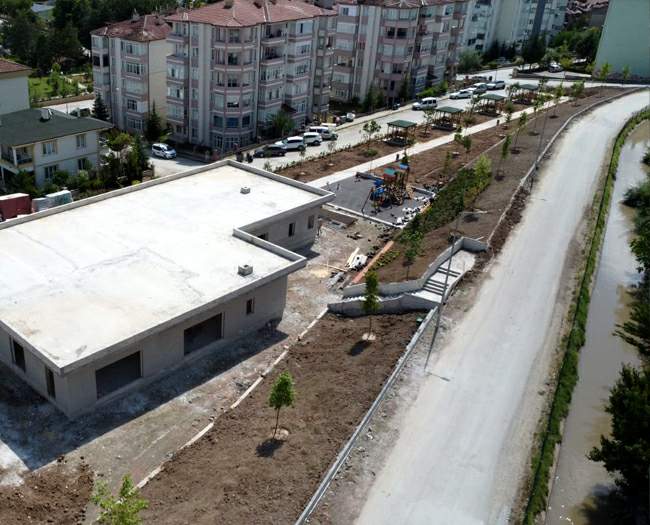 Zile’de, Yeni bir sosyal yaşam alanı bitime gün sayıyor