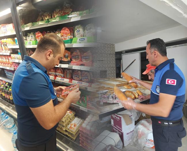 Zile’de market ve fırınlar denetleniyor