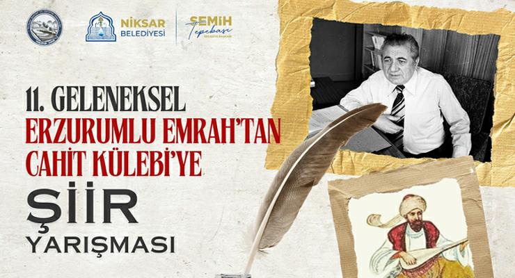 Geleneksel Erzurumlu Emrah’tan Cahit Külebi’ye Şiir Yarışması