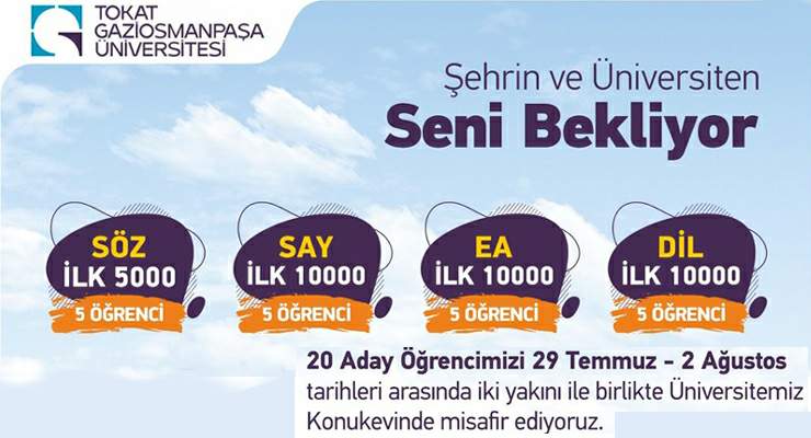TOGÜ, YKS’de dereceye giren öğrencileri konukevinde misafir ediyor
