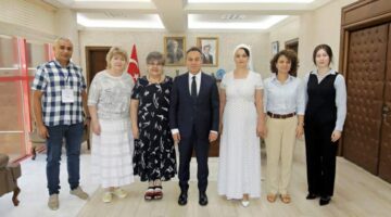 Kazakistan Baişhev Üniversitesi Rektörü’nden TOGÜ’ye ziyaret