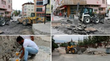 Niksar’da alt-üstyapı çalışmaları devam ediyor