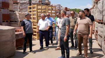 Erbaa’nın ihracat devi Lion Klinker’e, Tokat Santek’ten tam destek