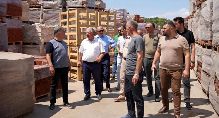 Erbaa’nın ihracat devi Lion Klinker’e, Tokat Santek’ten tam destek