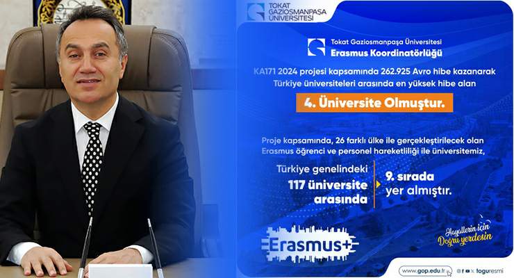 TOGÜ Türkiye’de en yüksek oranda hibe alan 4. üniversite oldu