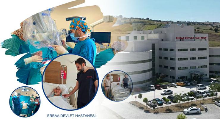 Erbaa Devlet Hastanesi’nde çok başarılı bir operasyon