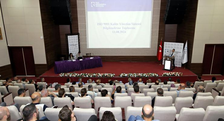 TOGÜ’de “Kalite Yönetim Sistemi Bilgilendirme” toplantısı yapıldı