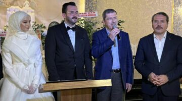 Cemil Çağlar’ın oğlu Av. Melikşah Çağlar dünyaevine girdi