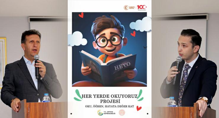 Artova’da “HEYO-Her Yerde Okuyoruz Projesi”’ne başlandı