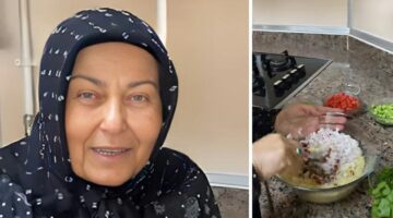 Hadi buyrun!.. Müfide Teyzem kısır yaptı