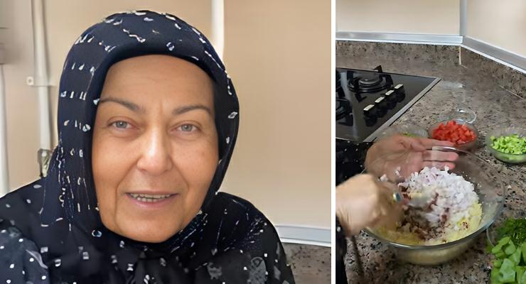 Hadi buyrun!.. Müfide Teyzem kısır yaptı