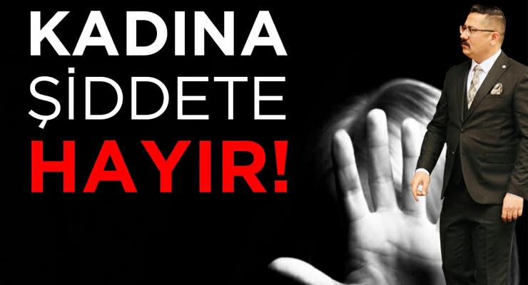 Başkan Mustafa İpek, Kadın şiddetini kınadı, “Bu vahşetleri lanetliyoruz”