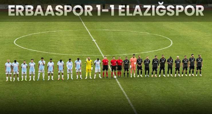 Oktay Balcı’nın golüyle, Erbaaspor son dakikada 1 puanı kurtardı