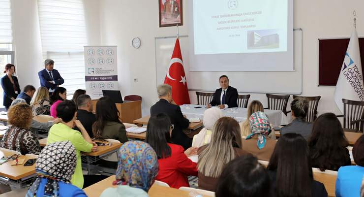 Rektör Yılmaz, Sağlık Bilimleri Fakültesi Akademik Genel Kurulu’na katıldı