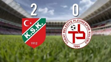 Tokat Belediye Plevnespor, Lider Karşıyaka’ya 2-0 mağlup oldu