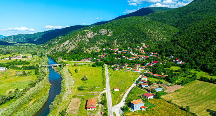 Yeşilırmak Nehri’nin kıyısında bir cennet