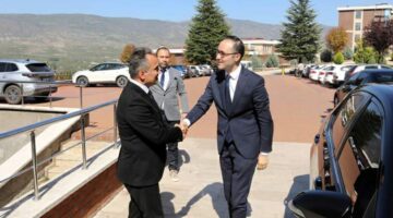İdare Mahkemesi Başkanı’ndan Rektör Yılmaz’a ziyaret