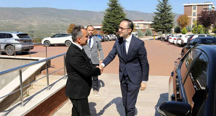 İdare Mahkemesi Başkanı’ndan Rektör Yılmaz’a ziyaret