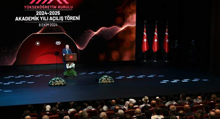 Rektör Yılmaz, Cumhurbaşkanlığı Külliyesi’ndeki akademik açılış törenine katıldı