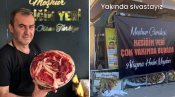 Köftenin başkenti Sivas’ta, “Meşhur Kesiğin Yeri”