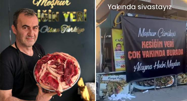 Köftenin başkenti Sivas’ta, “Meşhur Kesiğin Yeri”
