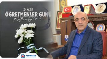 Başkan Ceylan’nın “24 Kasım Öğretmenler Günü” mesajı