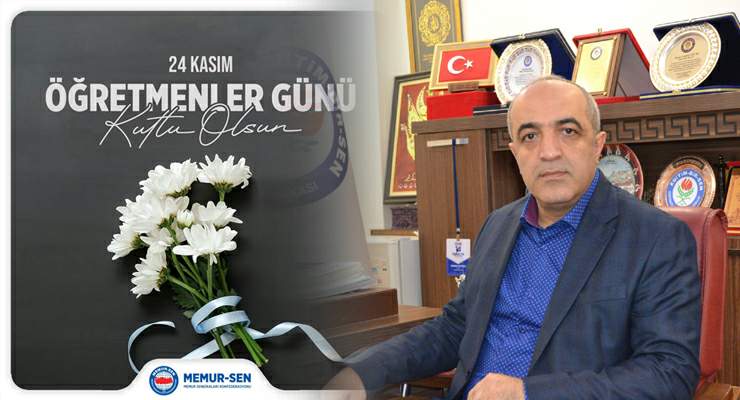 Başkan Ceylan’nın “24 Kasım Öğretmenler Günü” mesajı