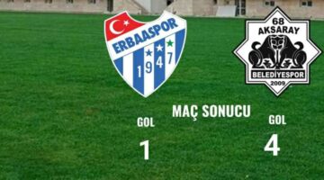  Erbaaspor 1 – 4 Aksarayspor