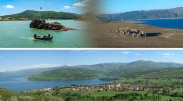 Almus Barajı’nda kuraklık alarmı! Sular çekilince kayalıklar ortaya çıktı