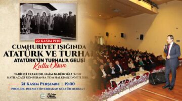 Turhal’da, “Cumhuriyet ve Atatürk” konulu konferans gerçekleşti