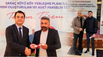 Zile’nin Saraç Köyü tapularına kavuştu
