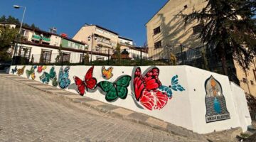 Niksar’da “PTT Park” sanatsal olarak güzelleştiriliyor