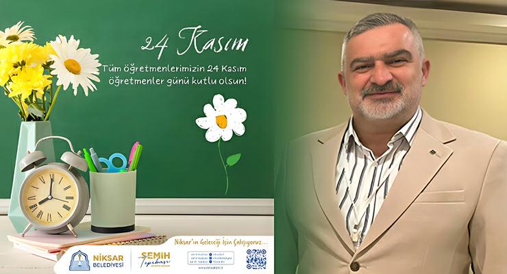 Başkan Semih Tepebaşı’nın, “24 Kasım Öğretmenler Günü” mesajı