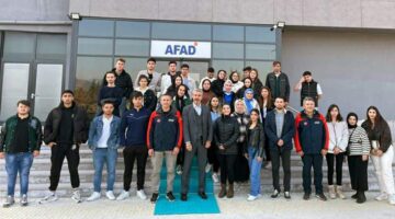 TOGÜ Artova MYO öğrencilerinden Tokat AFAD’a teknik gezi