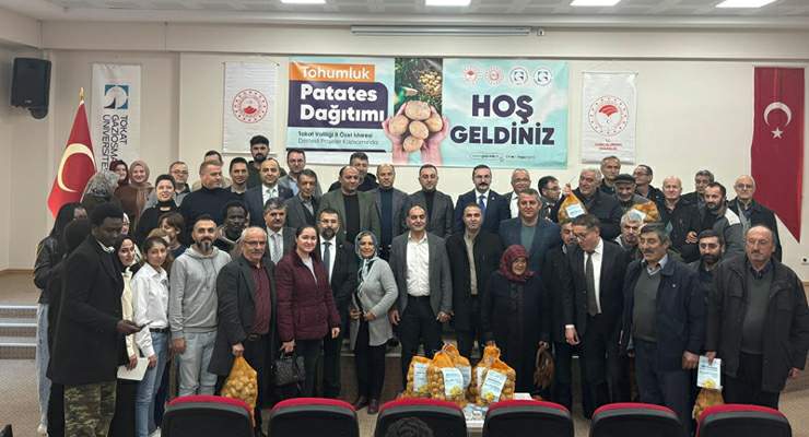 TOGÜ’den Reşadiyeli üreticilere tohumluk patates