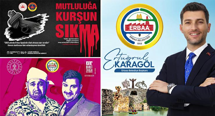 Erbaa Belediyesi’nden peşpeşe iki ayrı etkinlik