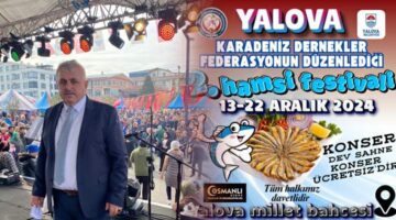 Yalova’da Karadeniz rüzgarı, Hamsi festivali ve konser coşkusu