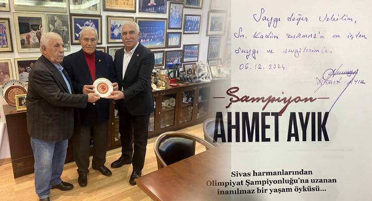 Kadim Durmaz, Servet Aydemir ile birlikte Ahmet Ayık’ı ziyaret etti