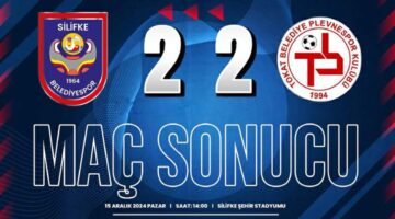 Silifke Belediyespor: 2-2 Tokat Belediye Plevnespor